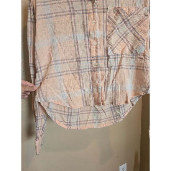 Free People cropped button up top women's size XS - Picture 6 of 10